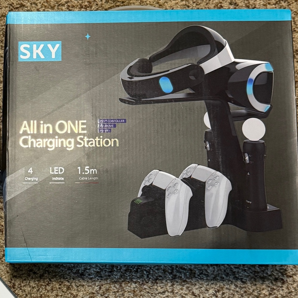Skywin PS5 All in ONE Charging Station PlayStation 5 New NIB